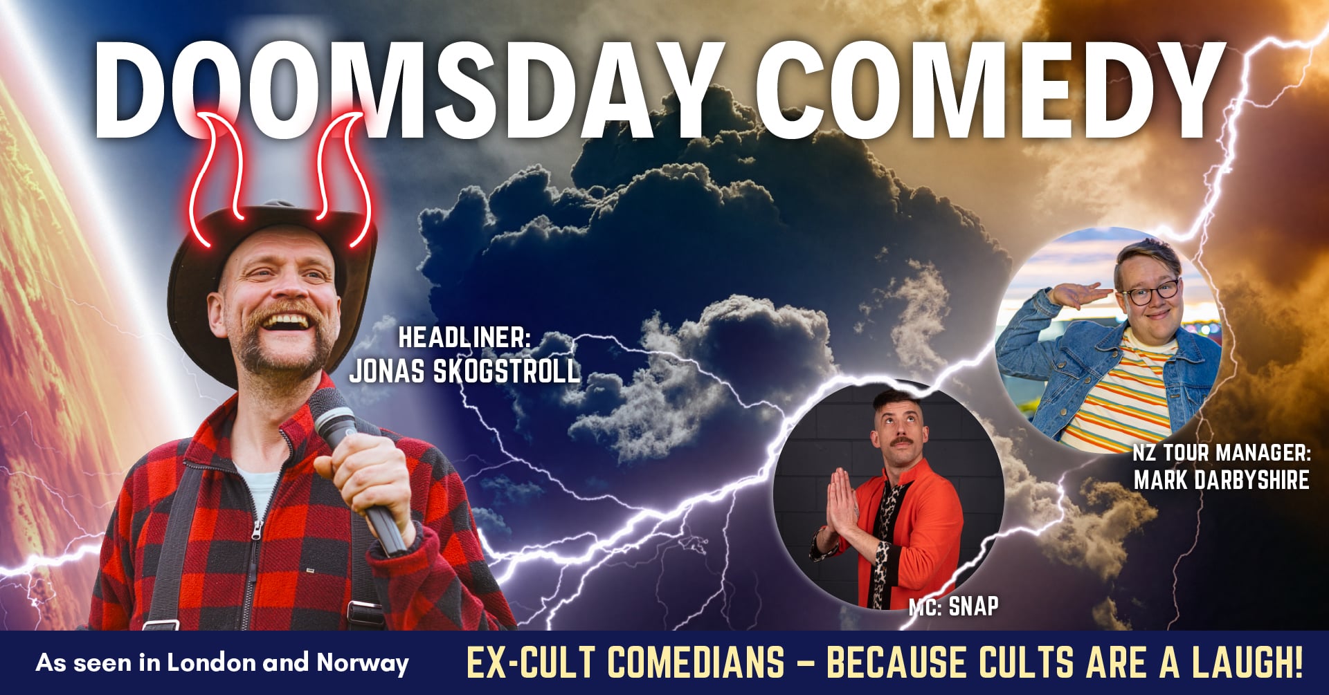 Doomsday Comedy - Christchurch poster